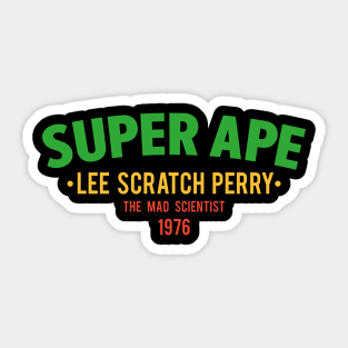 Super Ape: Lee Scratch Perry's Dub Odyssey Sticker